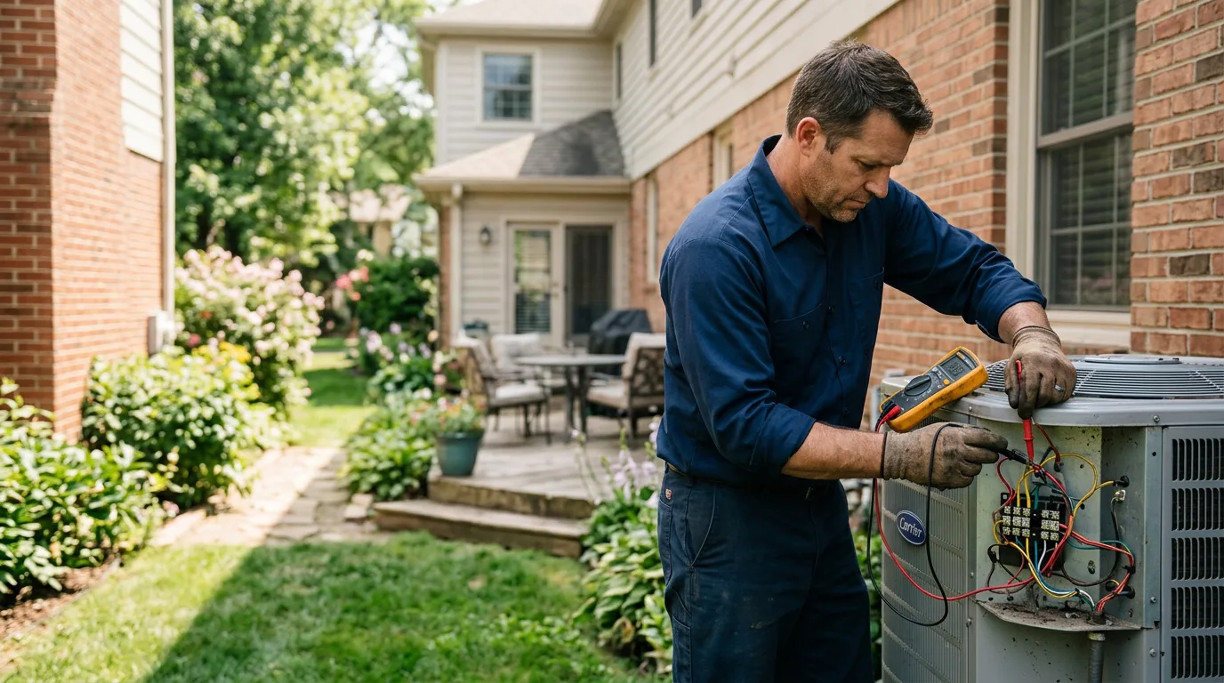 HVAC technician working near Miller City, OH